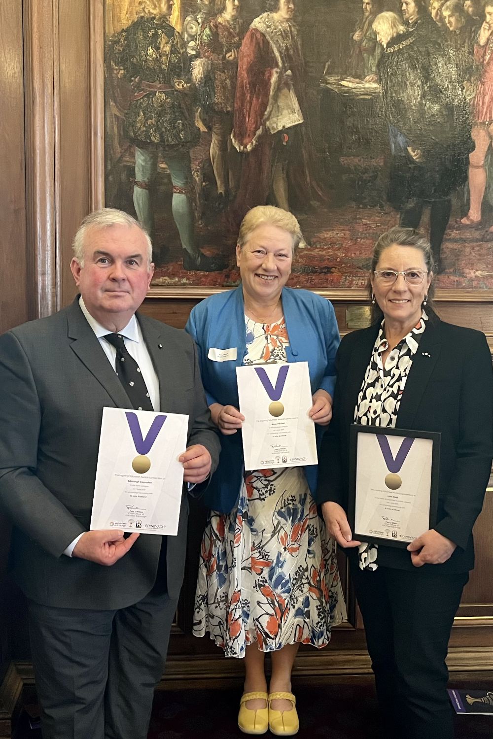 Awards success for Edinburgh volunteers  St John Scotland